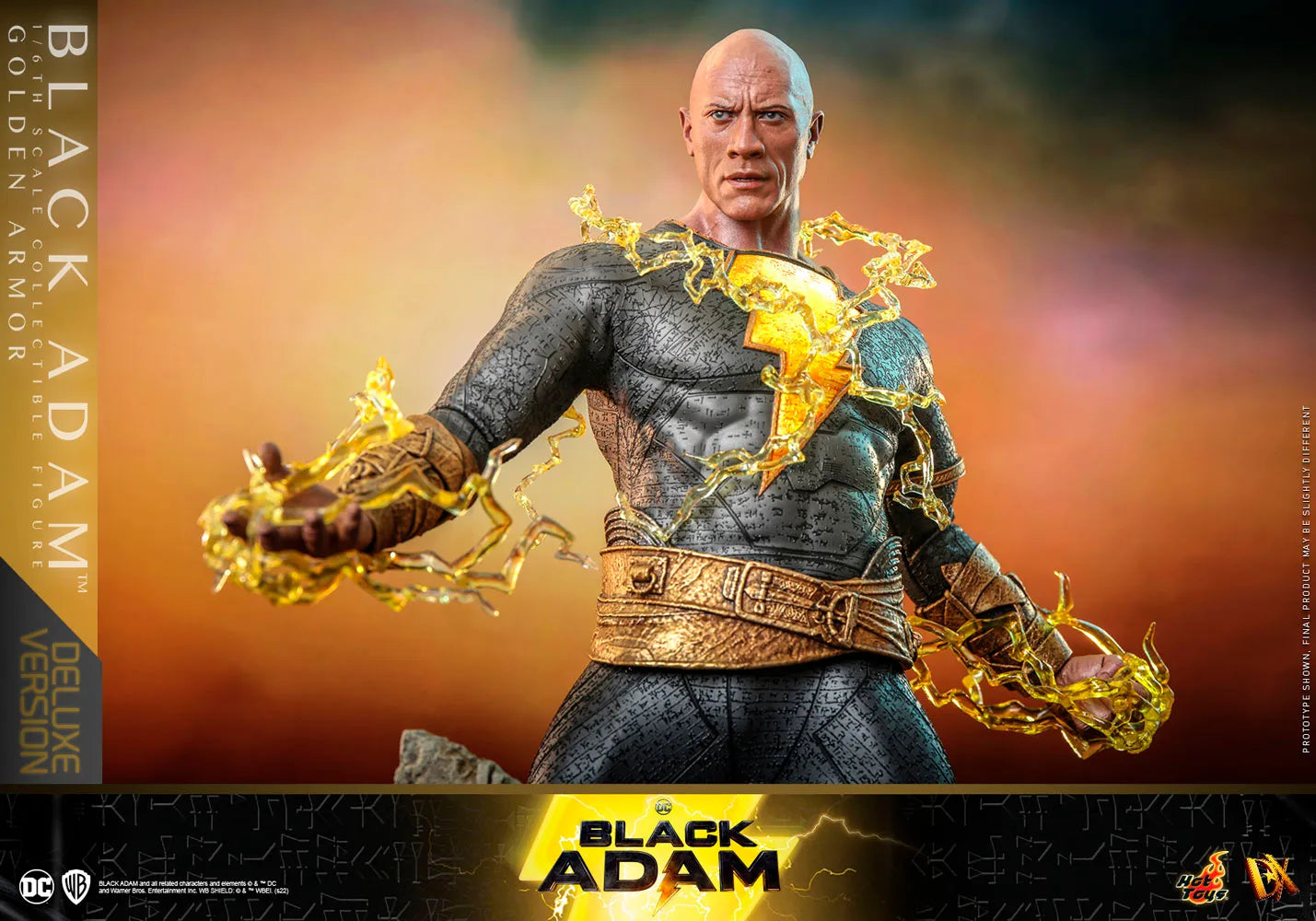 Hot Toys DC Black Adam Golden Armor Deluxe Version