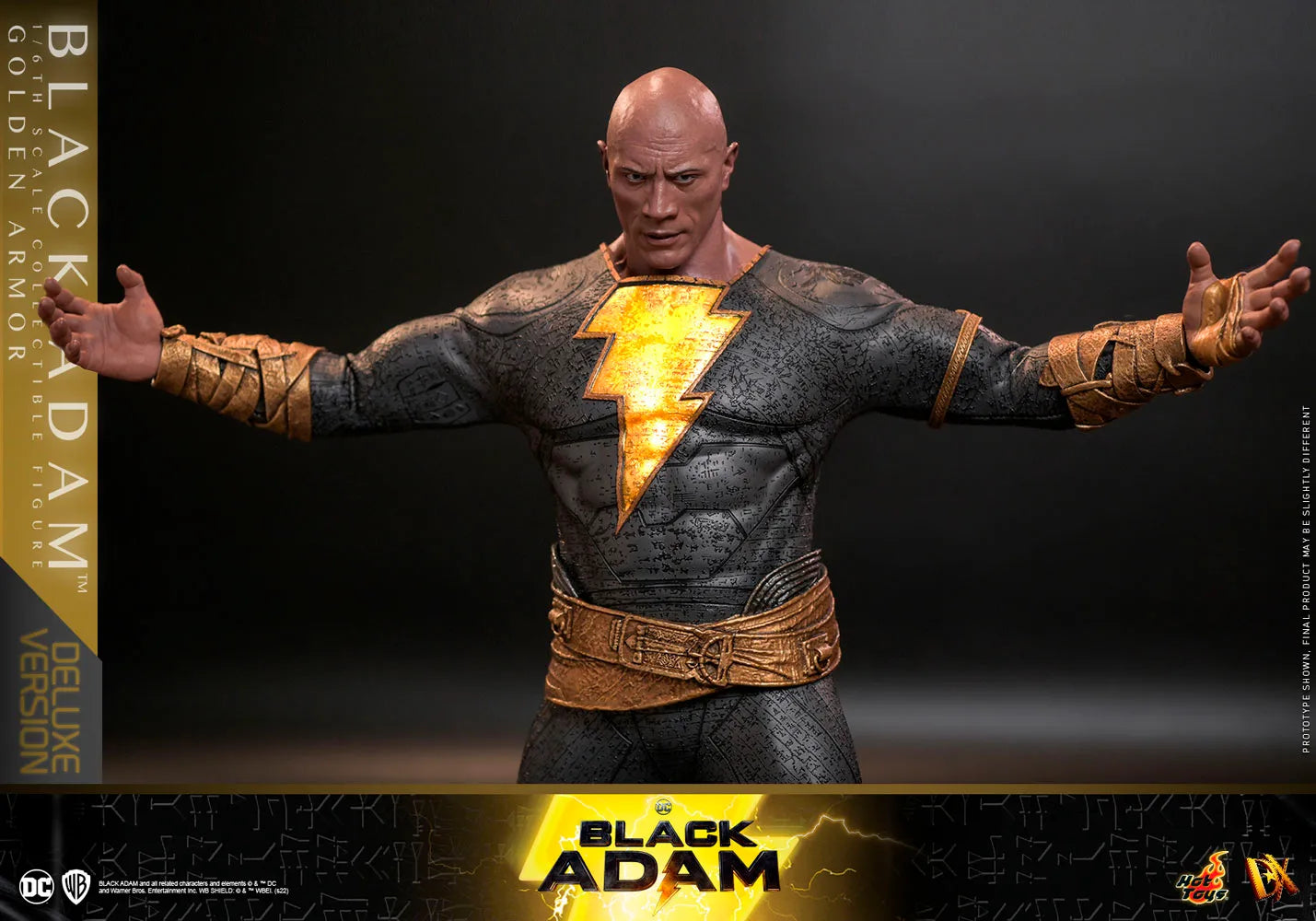Hot Toys DC Black Adam Golden Armor Deluxe Version