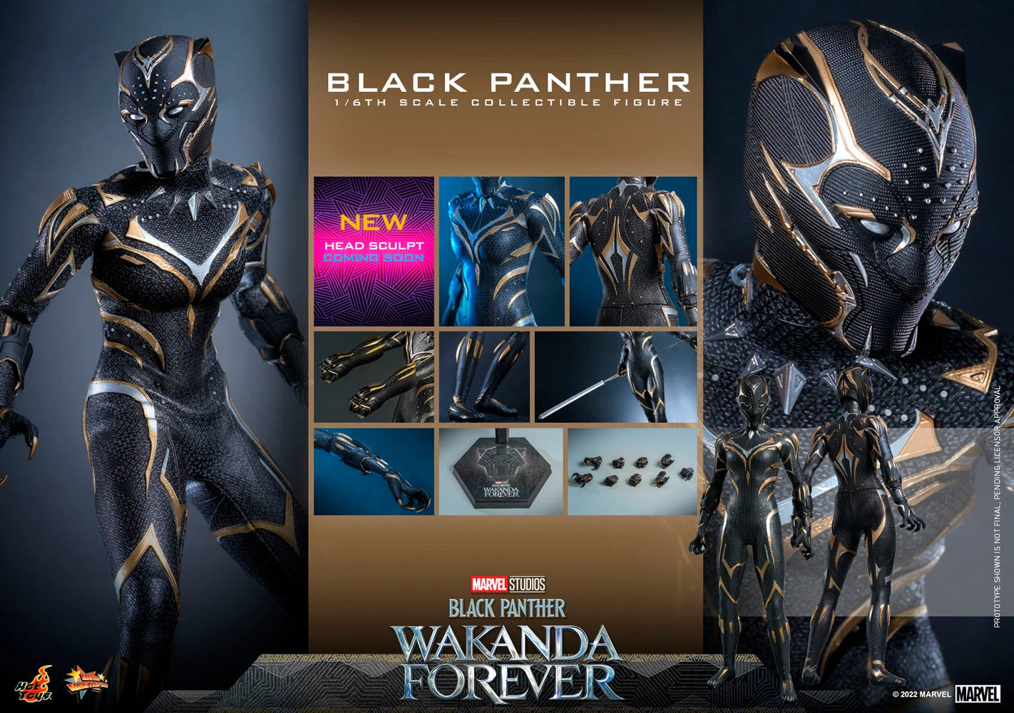 Hot Toys Marvel Black Panther Wakanda Forever