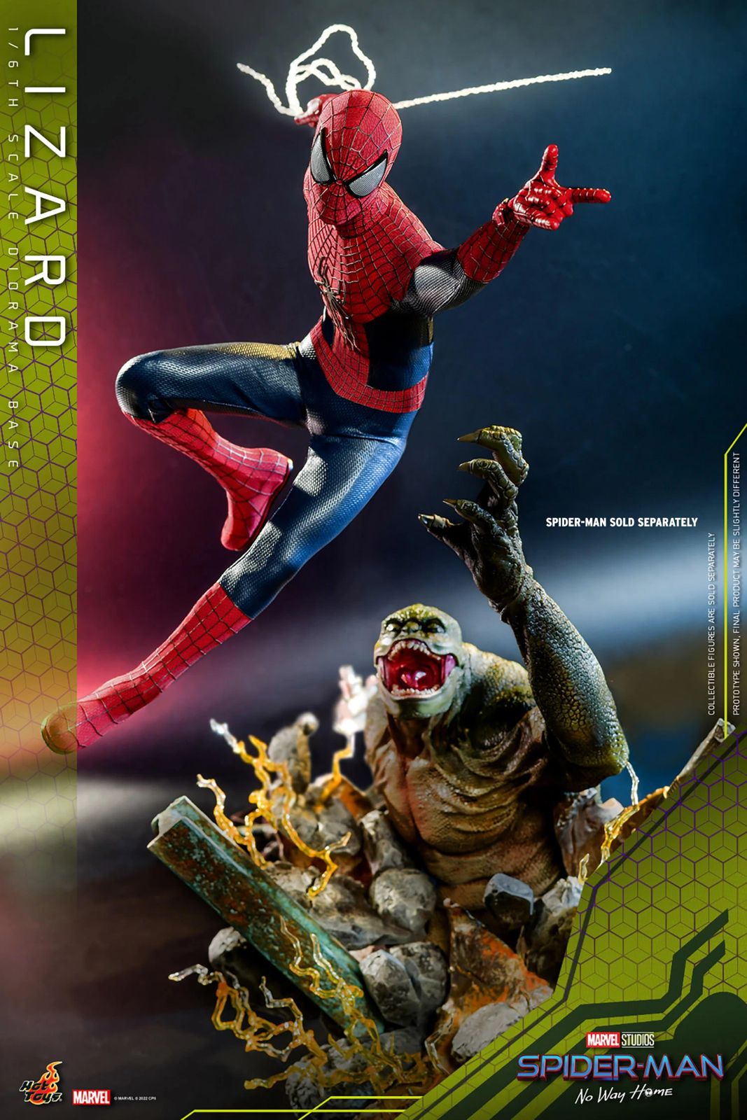 Hot Toys Marvel Spider Man The Amazing Spider Man Lizard Diorama Base