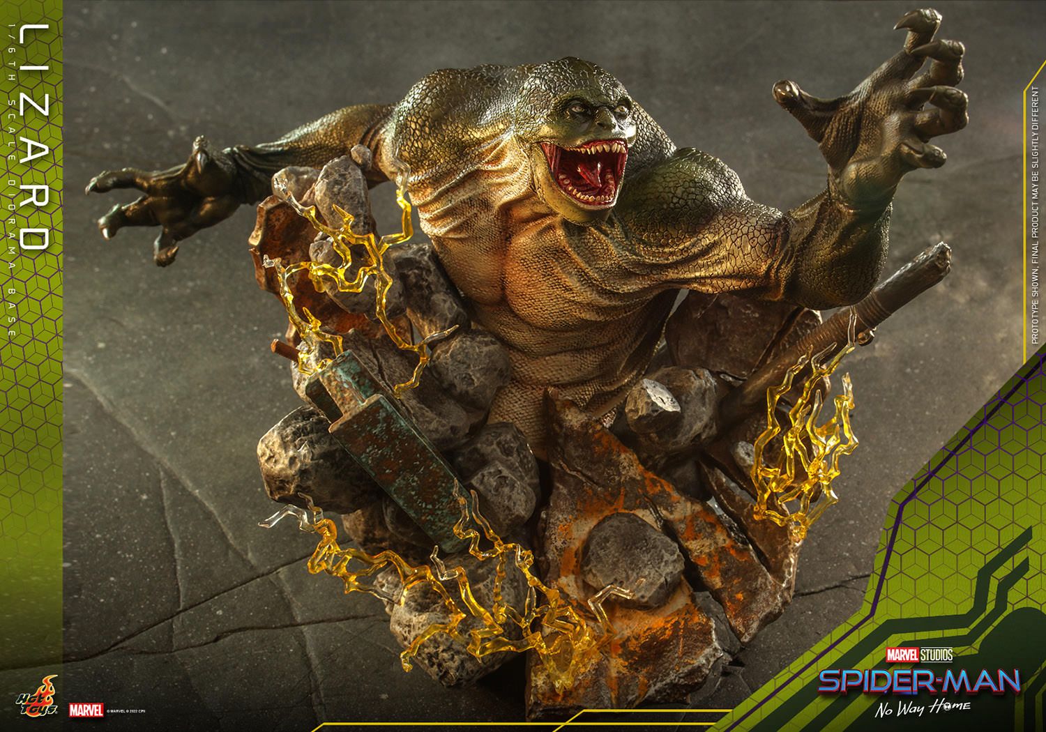Hot Toys Marvel Spider Man The Amazing Spider Man Lizard Diorama Base