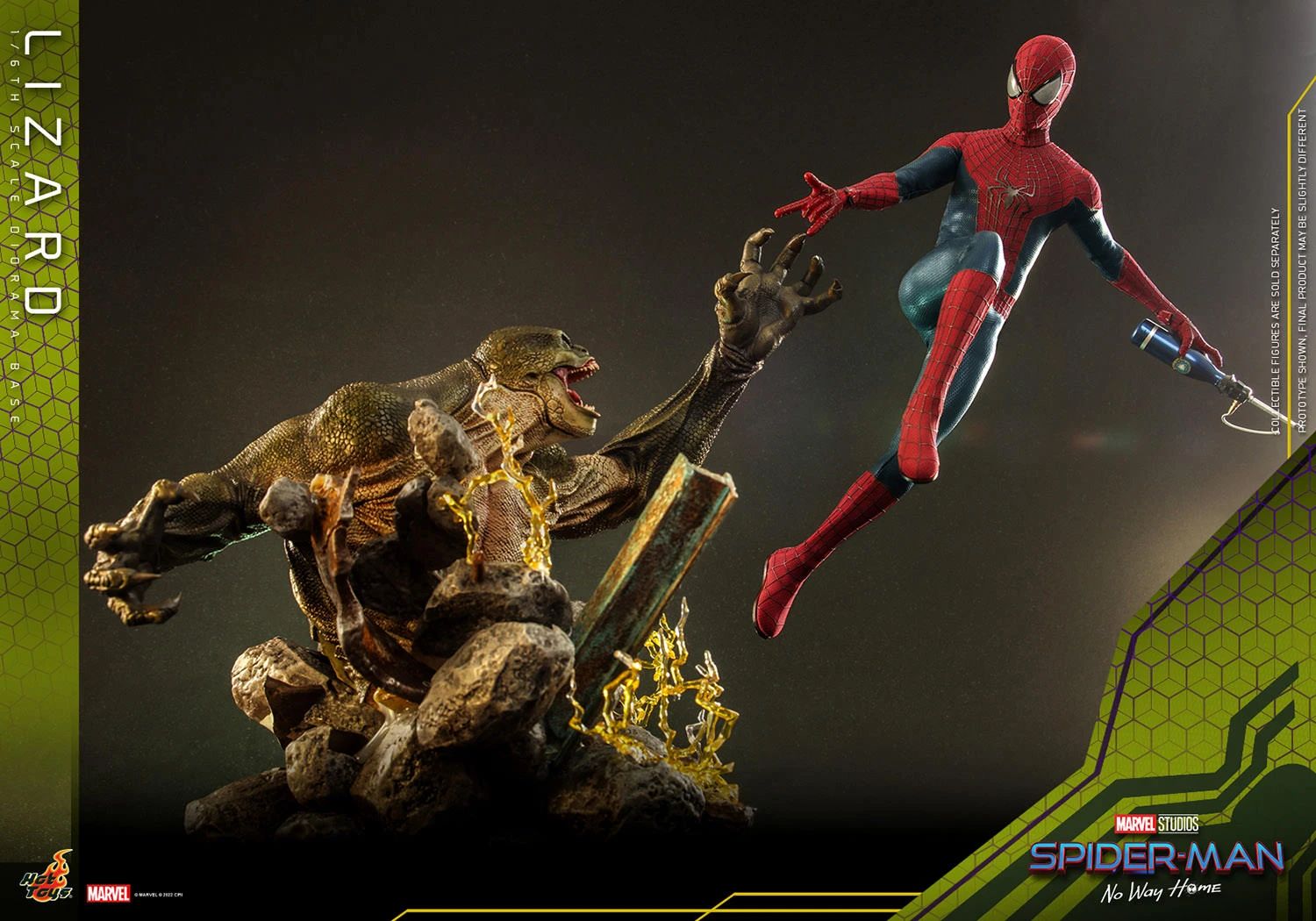 Hot Toys Marvel Spider Man The Amazing Spider Man Lizard Diorama Base
