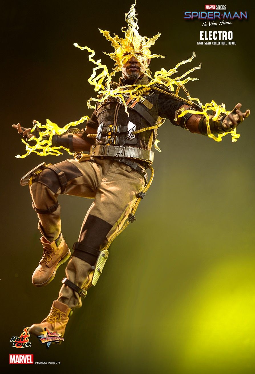 Hot Toys Marvel Electro Spider Man No Way Home