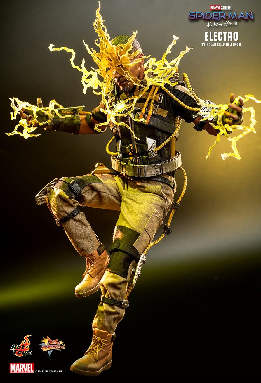 Hot Toys Marvel Electro Spider Man No Way Home
