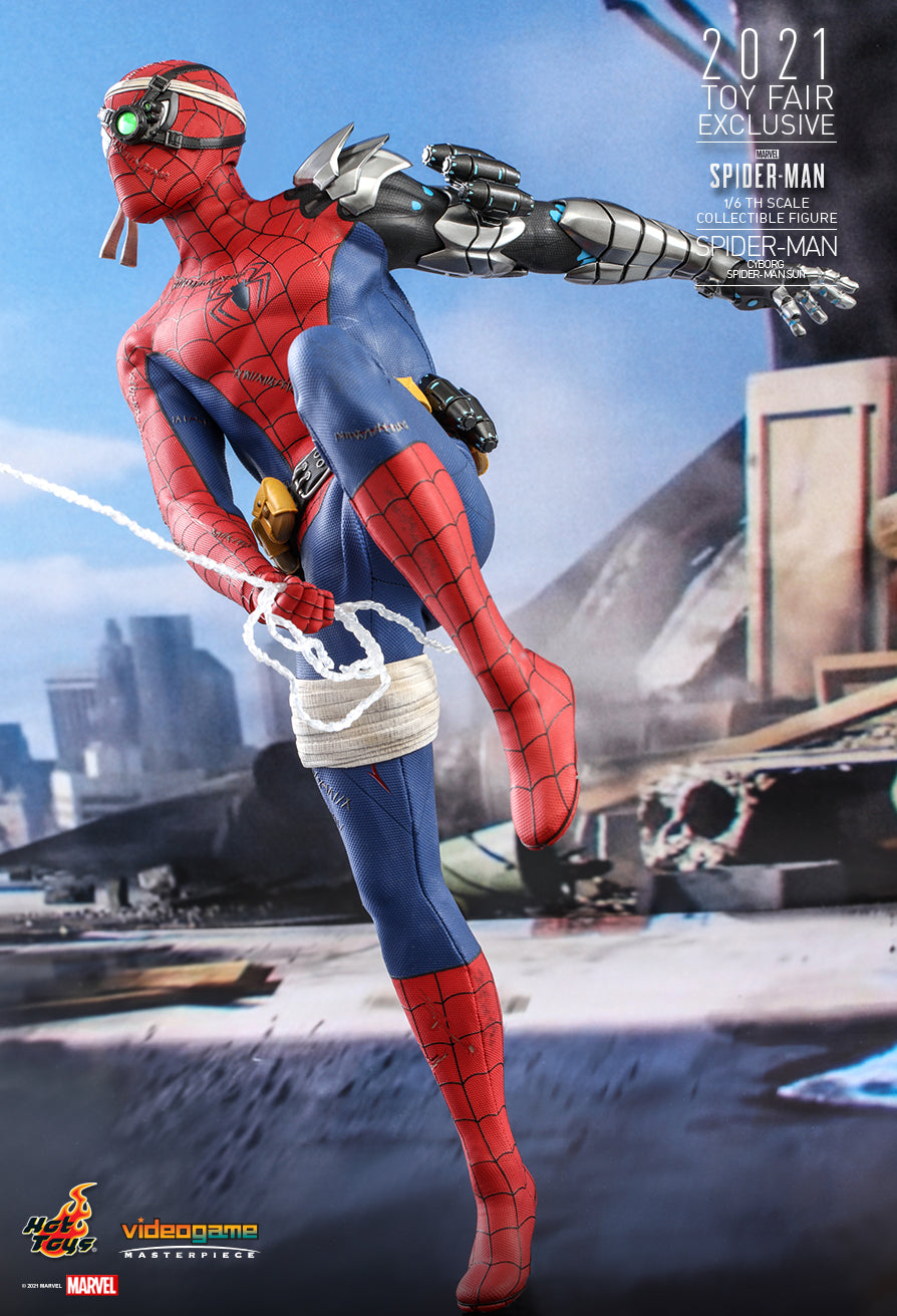 Hot Toys Spider Man Cyborg Spider Man Suit Marvel Exclusivo