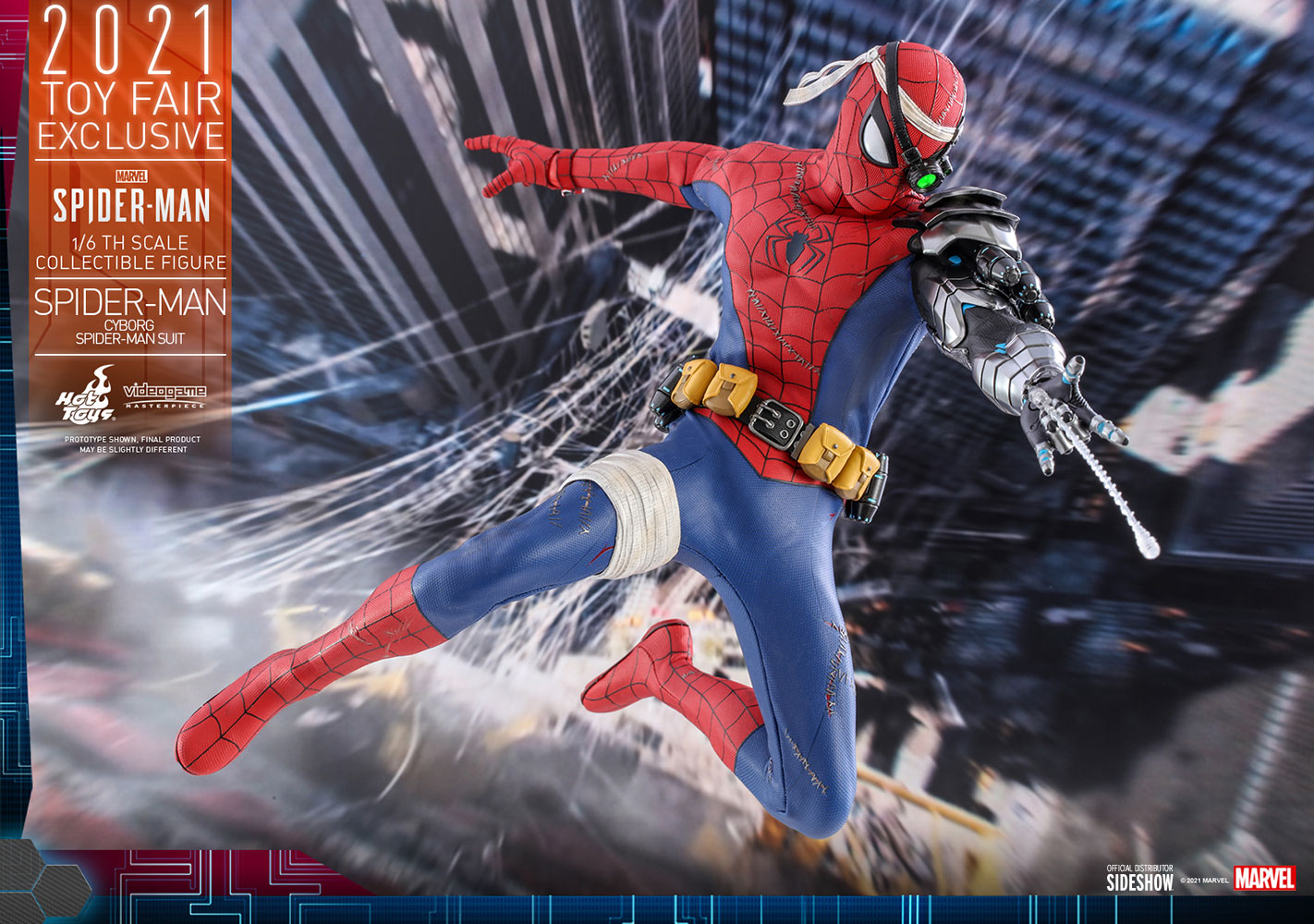 Hot Toys Spider Man Cyborg Spider Man Suit Marvel Exclusivo