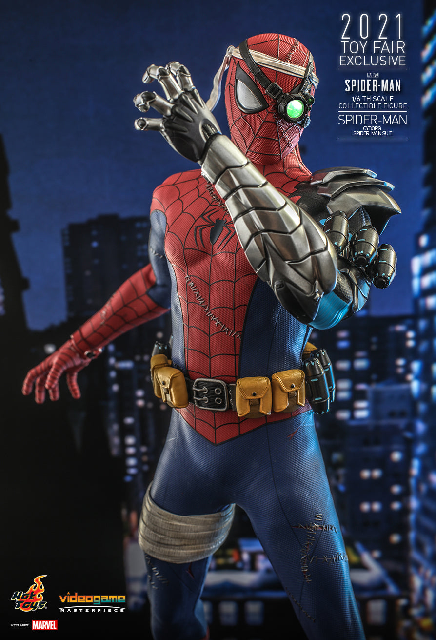 Hot Toys Spider Man Cyborg Spider Man Suit Marvel Exclusivo