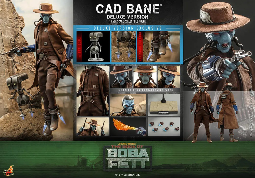 Hot Toys Star Wars Cad Bane The Book Of Boba Fett Deluxe Version