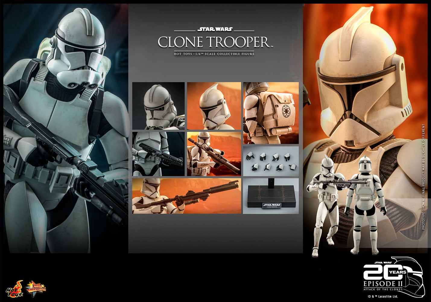 Hot Toys Star Wars Clone Trooper 20 Aniversario