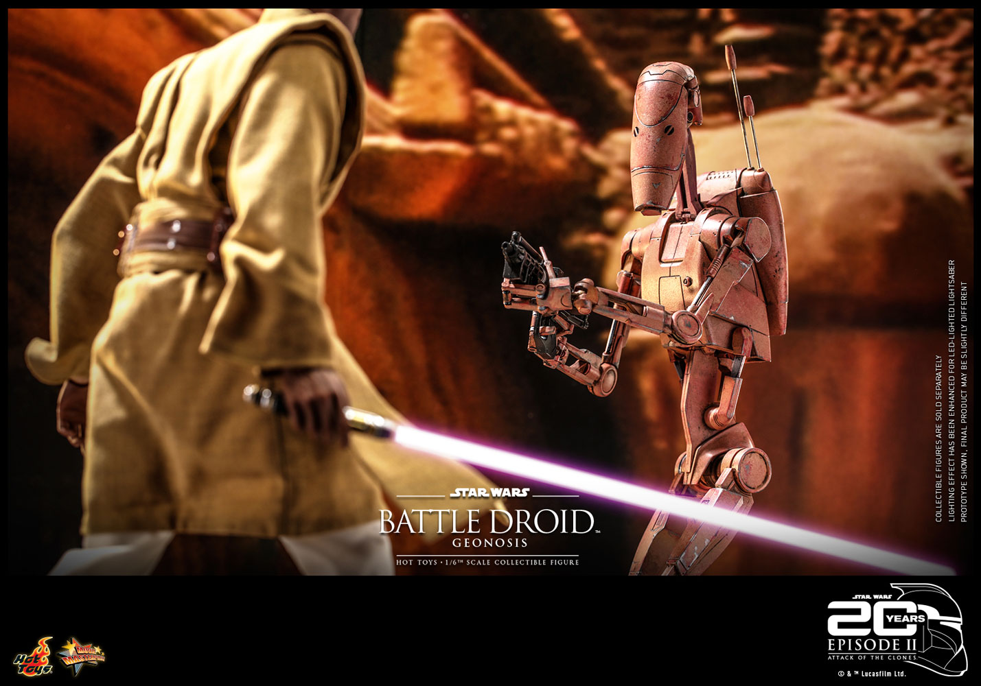 Hot Toys Star Wars Battle Droid Geonosis 20 Aniversario
