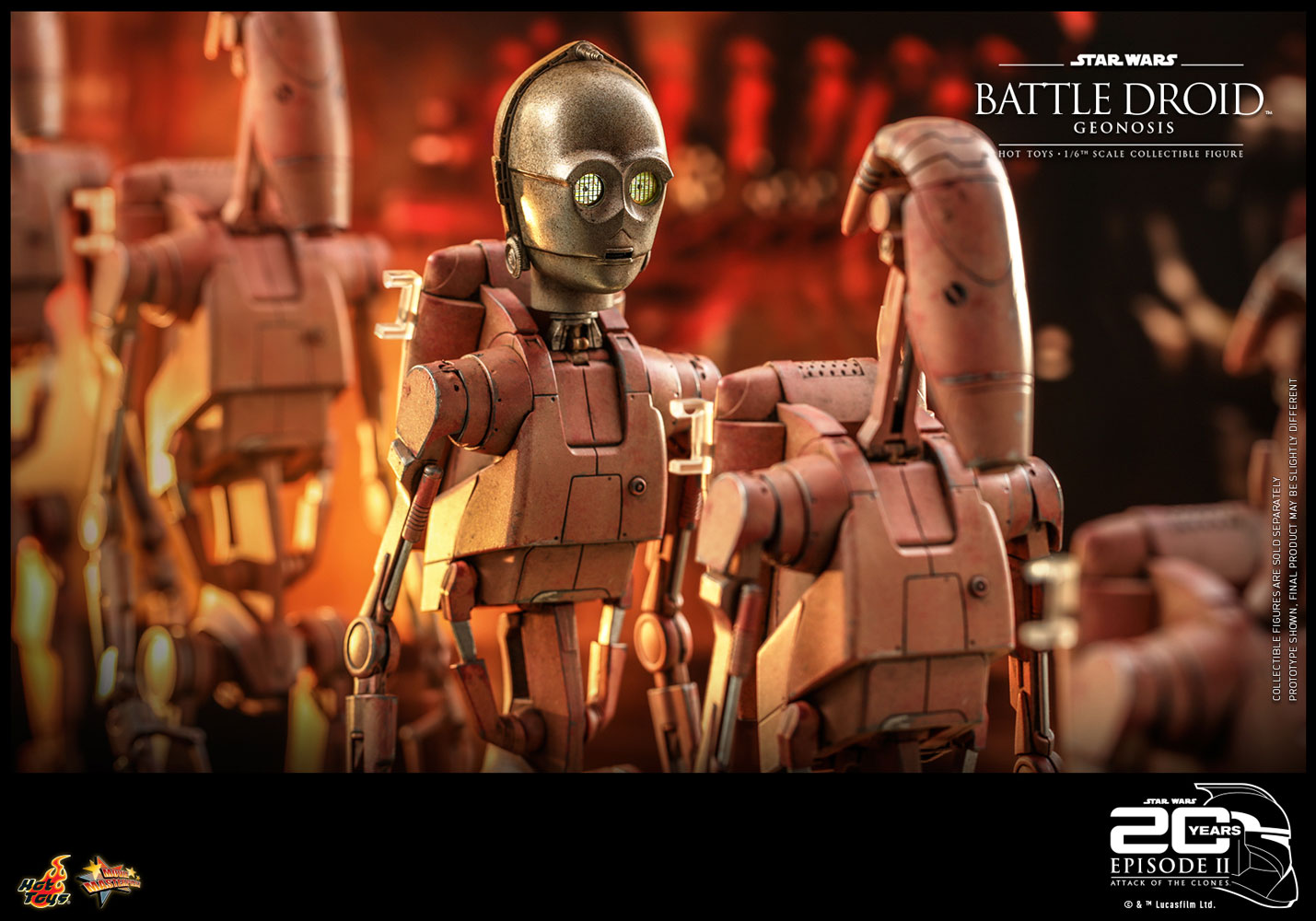 Hot Toys Star Wars Battle Droid Geonosis 20 Aniversario