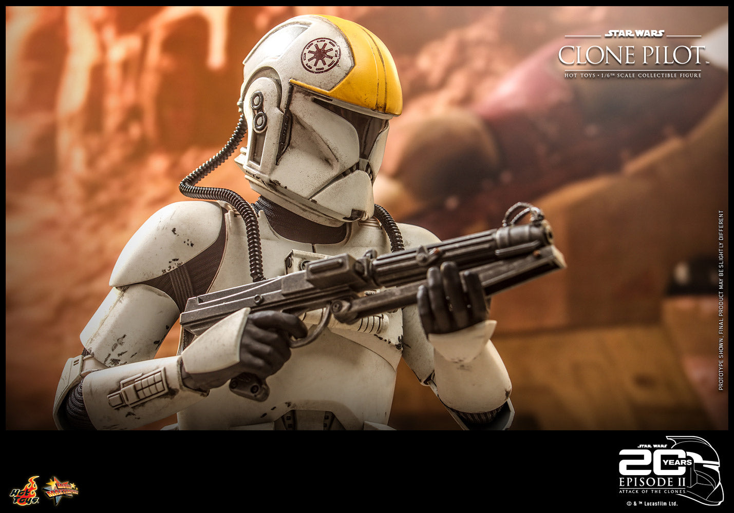 Hot Toys Star Wars Clone Pilot 20 Aniversario
