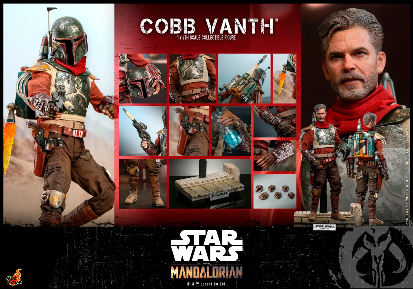 Hot Toys Star Wars Cobb Vanth The Mandalorian