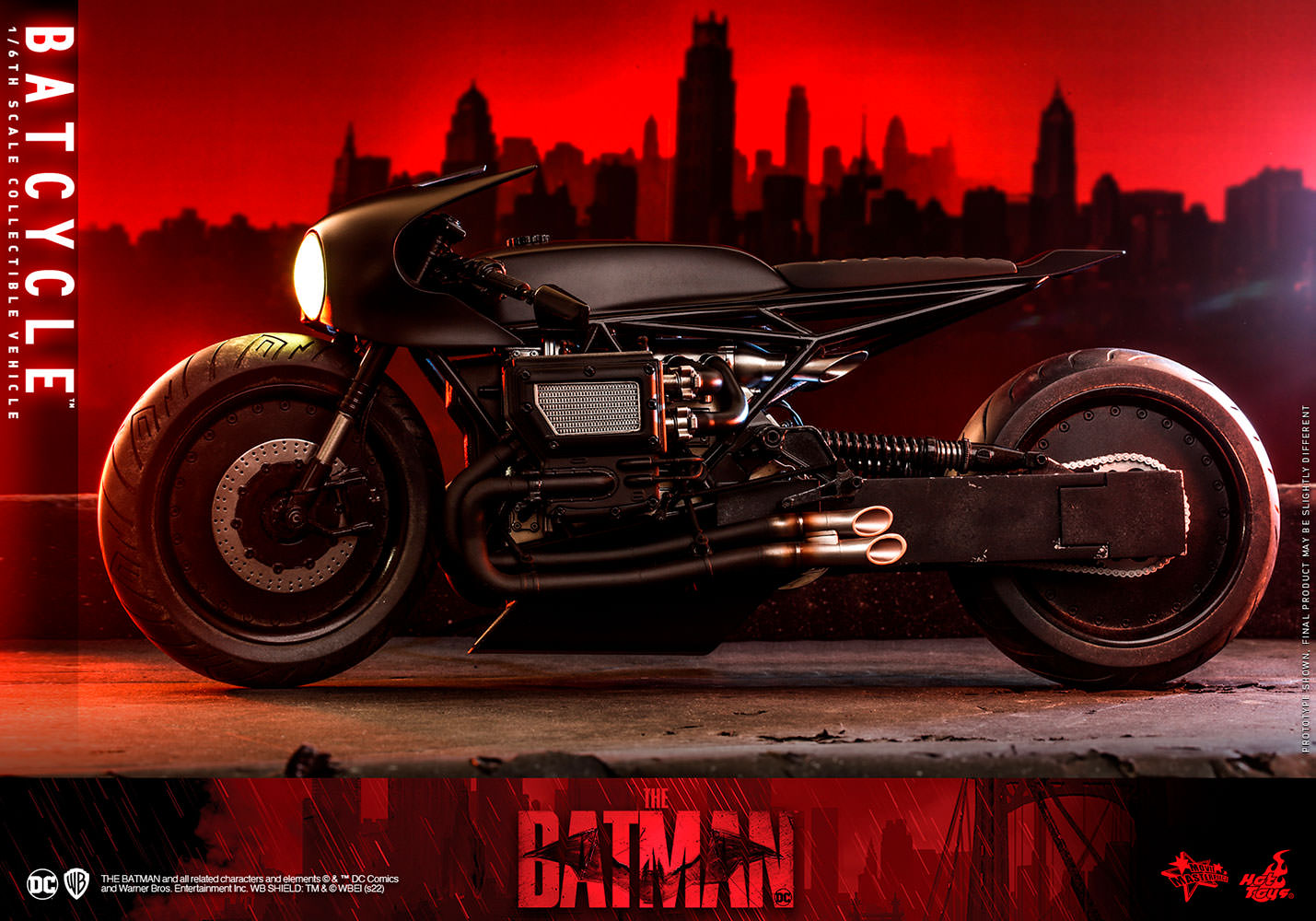 Hot Toys The Batman Batcycle Batimoto
