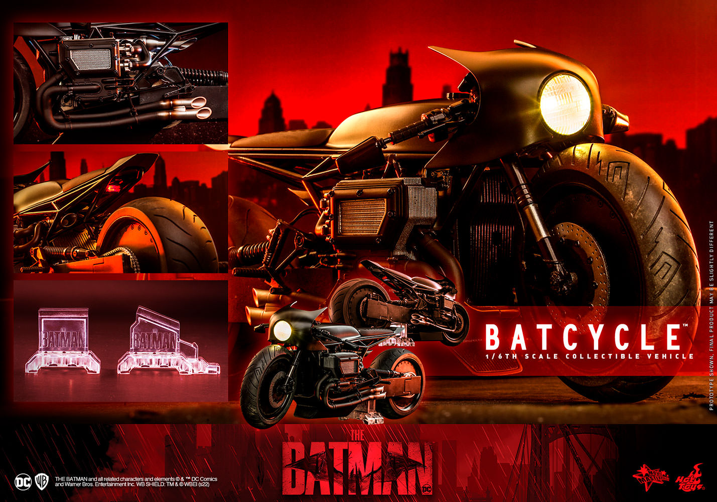 Hot Toys The Batman Batcycle Batimoto