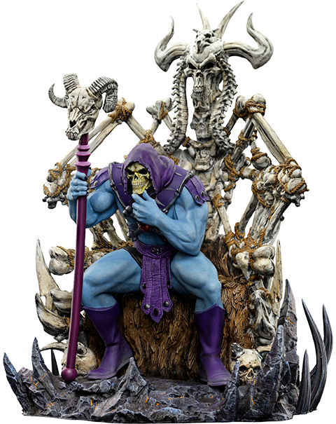 Iron Studios Amos Del Universo Skeletor En Trono Deluxe