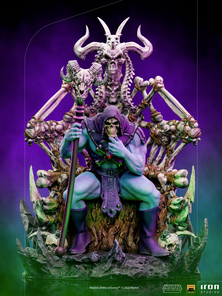 Iron Studios Amos Del Universo Skeletor En Trono Deluxe