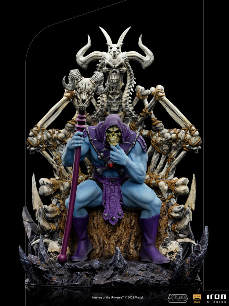 Iron Studios Amos Del Universo Skeletor En Trono Deluxe