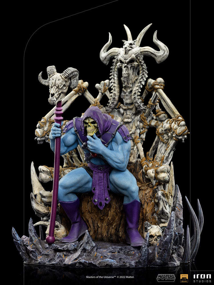 Iron Studios Amos Del Universo Skeletor En Trono Deluxe