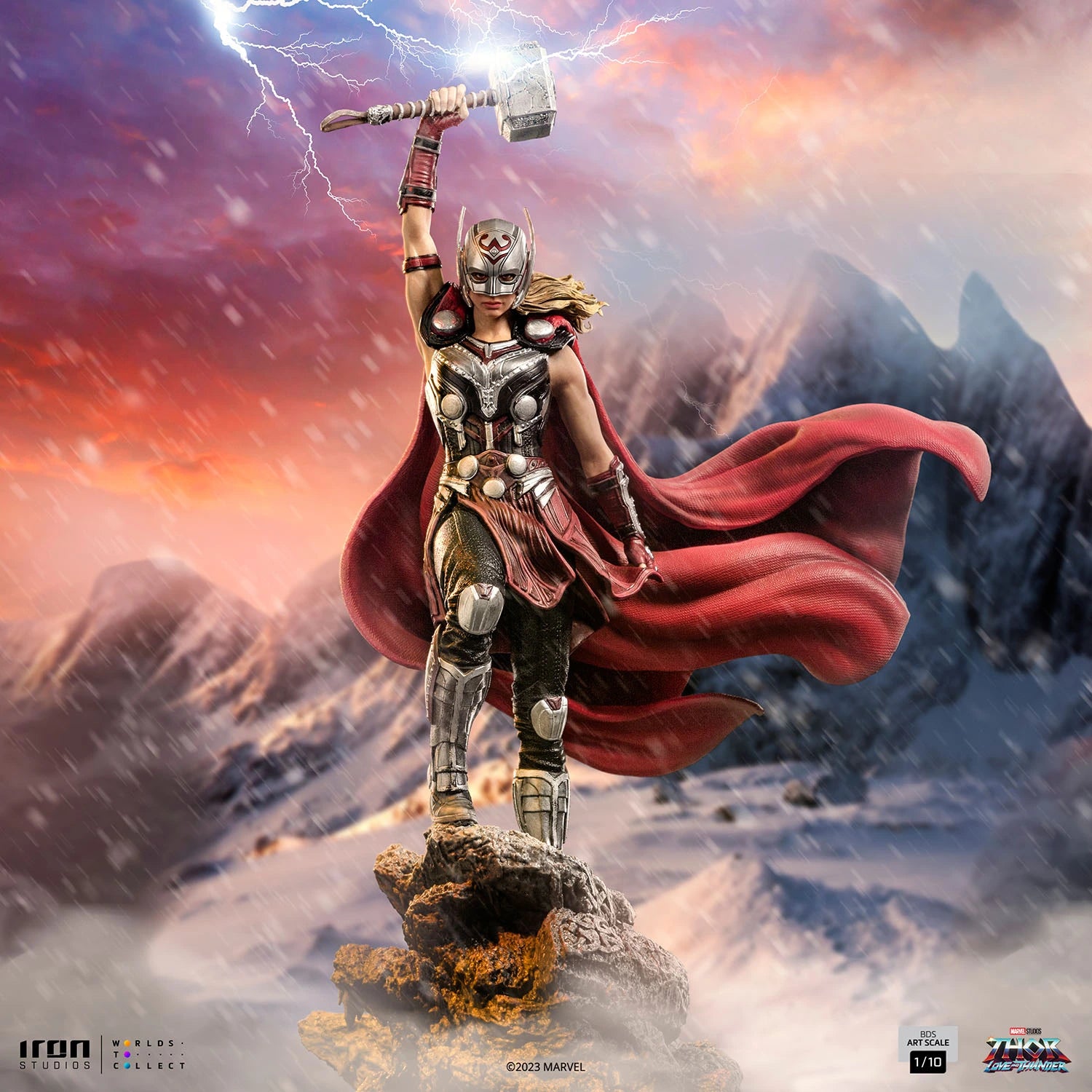 Iron Studios Marvel Mighty Thor Jane Foster Thor Love And Thunder
