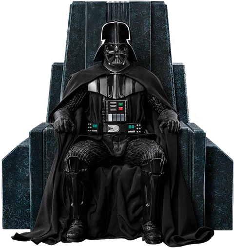 Iron Studios Star Wars Darth Vader On Throne