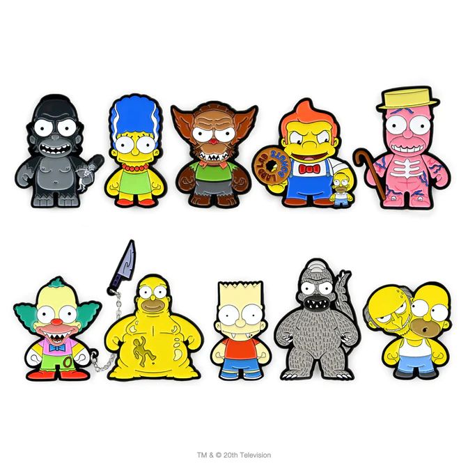 Kidrobot Simpsons Tree House Of Horror Pin Figura Sorpresa