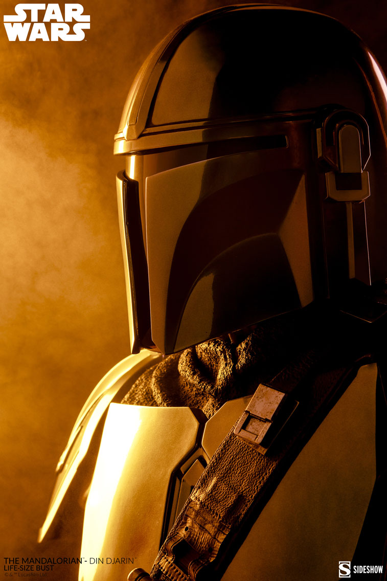 Sideshow Star Wars The Mandalorian Din Djarin Busto
