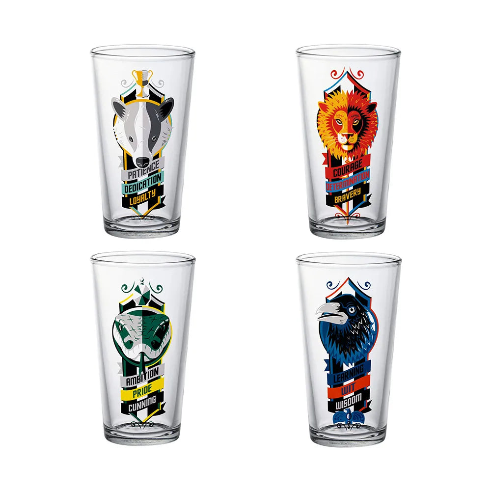 Vasos Harry Potter Casas Hogwarts 4 Pack Limited Edition Geek