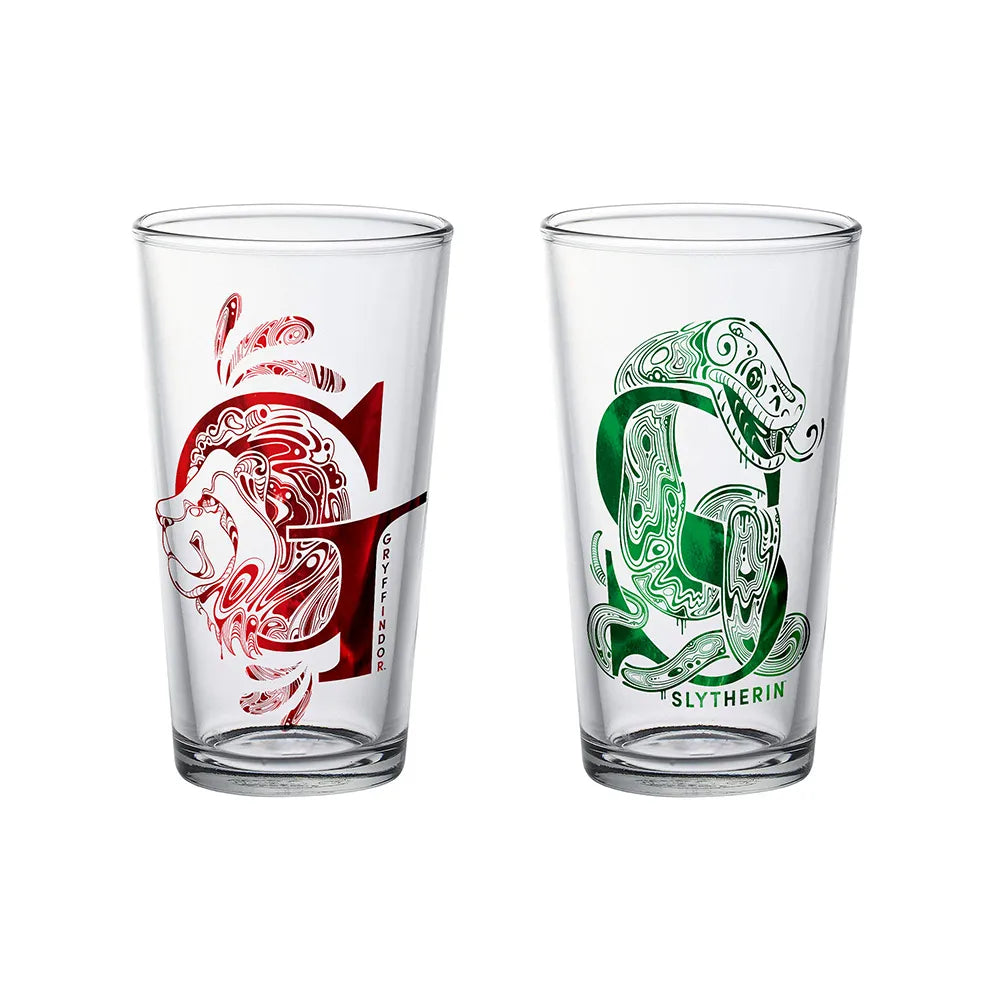 Vasos Harry Potter Casas Hogwarts Logos 4 Pack Limited Edition Geek