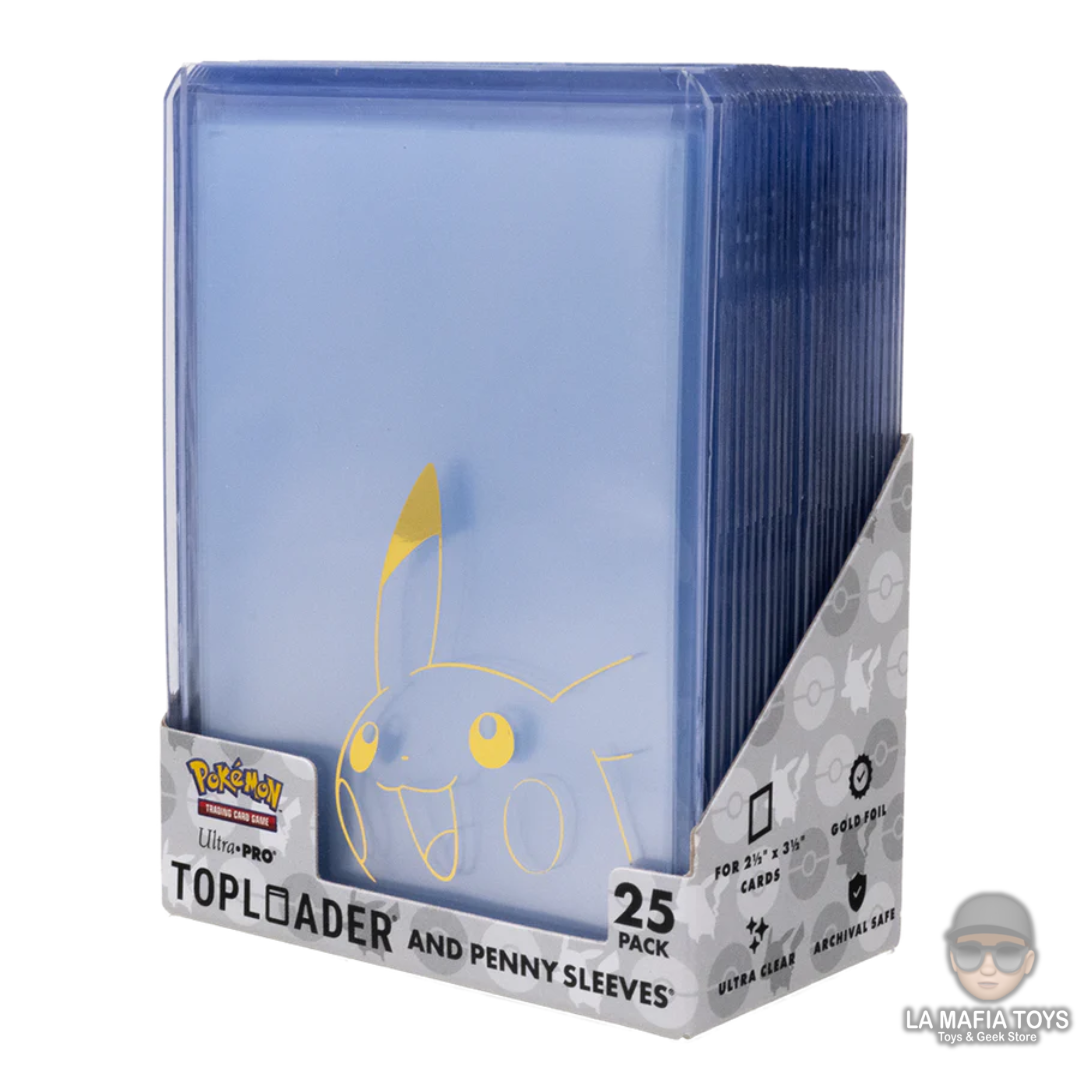 Ultra Pro Pikachu Toploader - Penny Sleeves 25 Pack