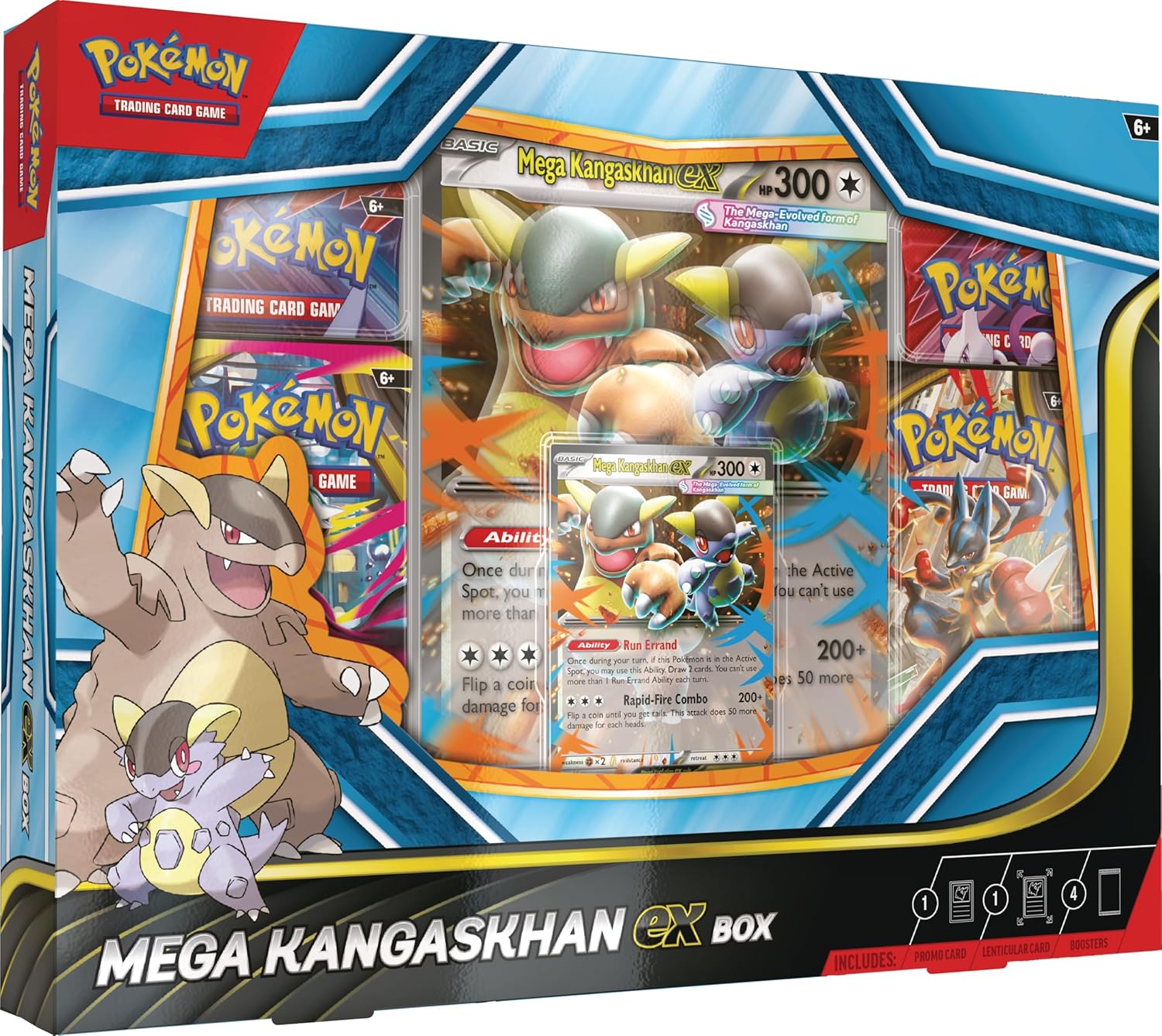 Pokémon TCG Mega Kangaskhan ex Box INGLÉS