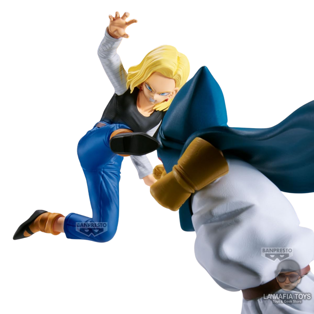 Banpresto Dragon Ball Z Android 18 Vs Mr. Satan ( Vs Mighty Mask)