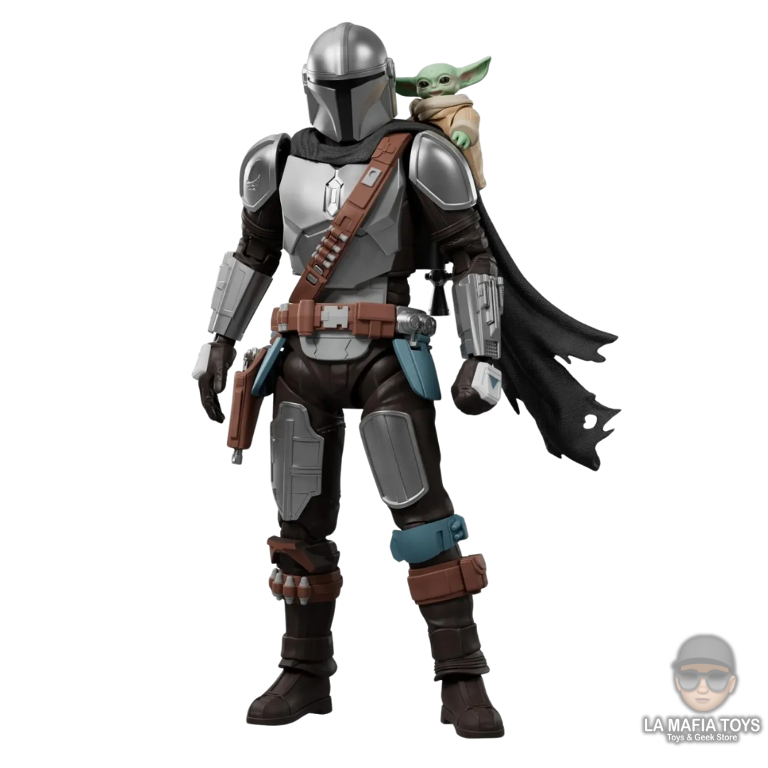 Blokees Star Wars The Mandalorian & Grogu Champion Class 05 Din Djarin & Grogu