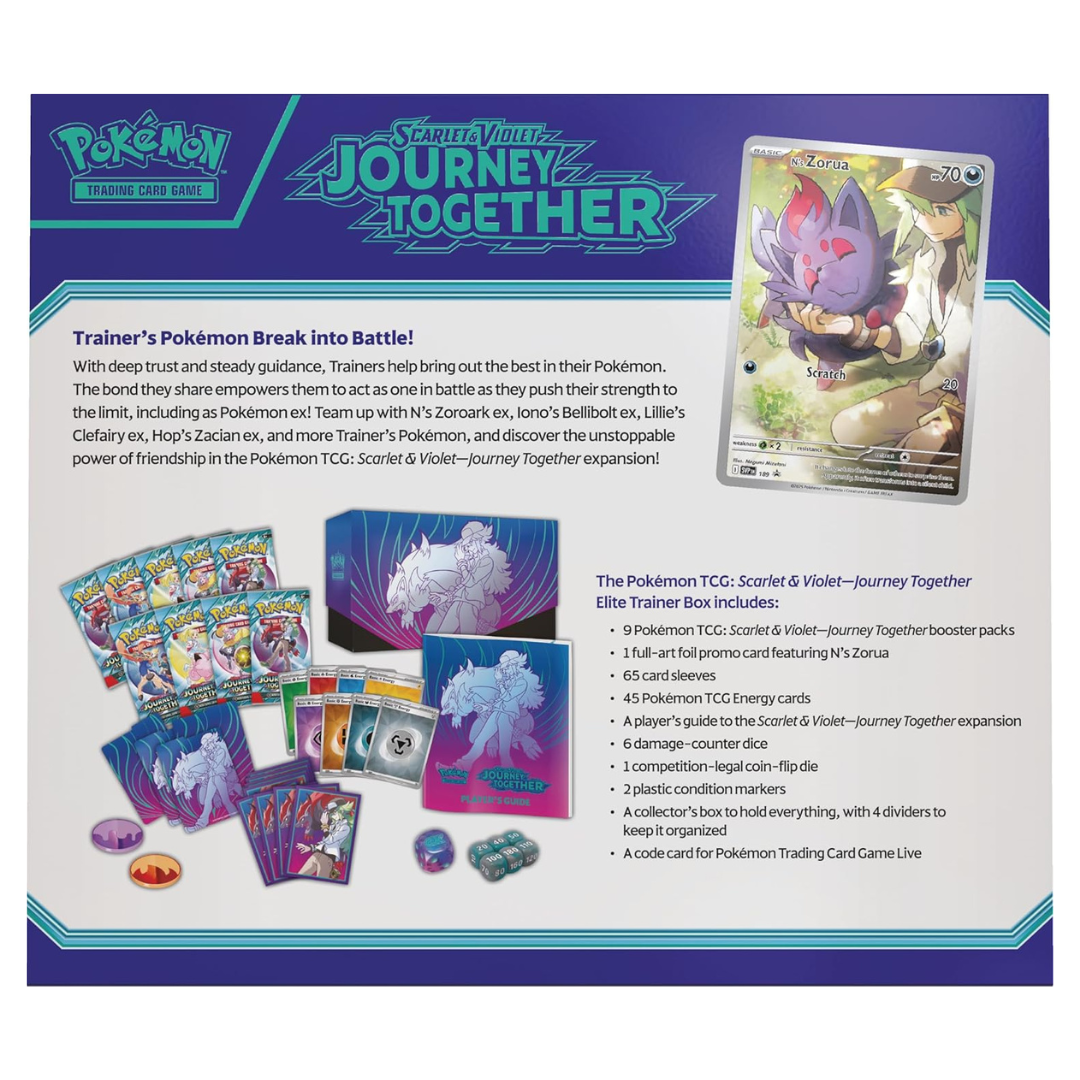 Pokemon Tcg Scarlet & Violet Journey Together 3 Booster Blister Ingles