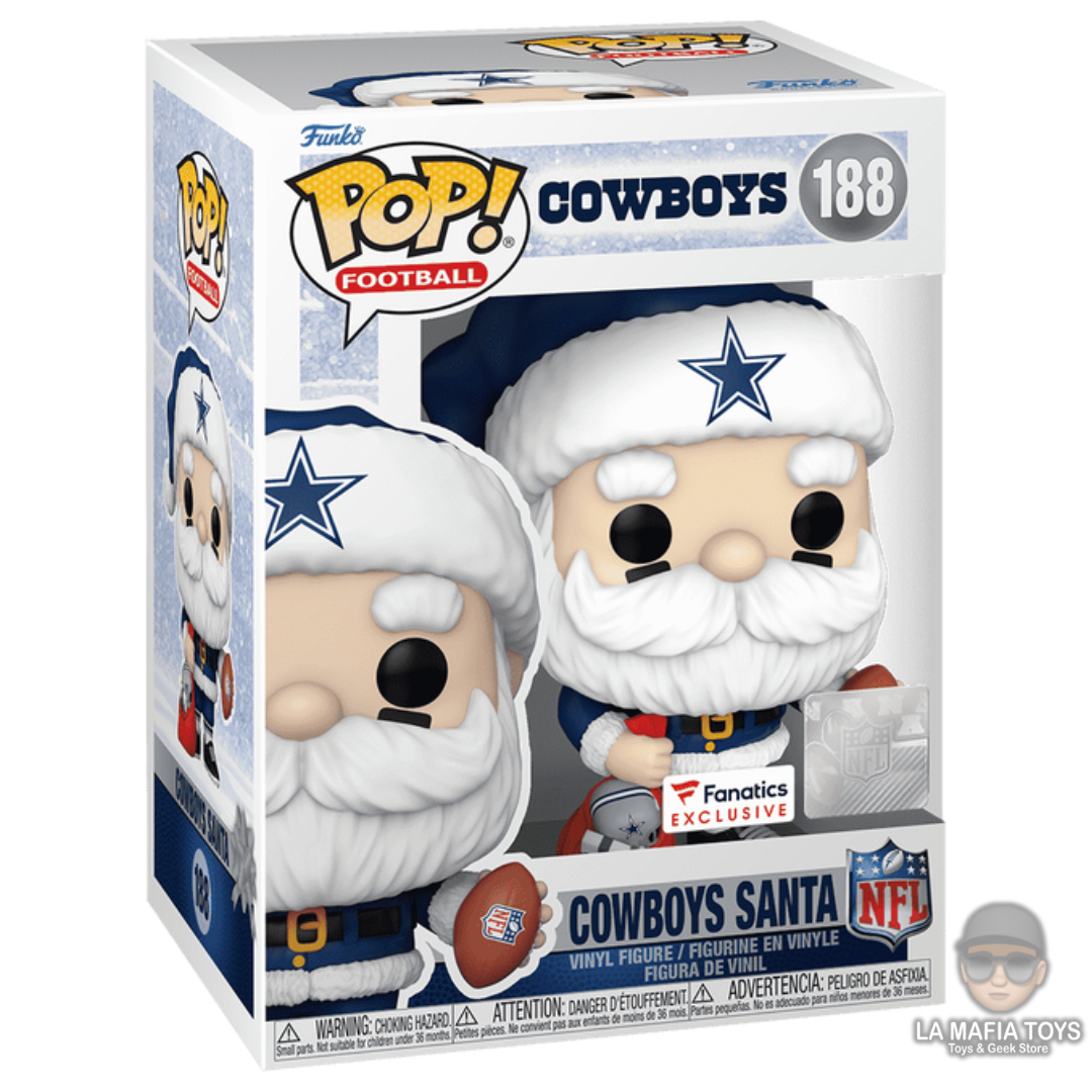Funko NFL Cowboys Santa 188 Fanatics Exclusive