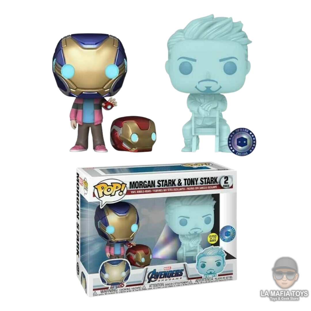 Funko Avengers Morgan Stark & Tony Stark Pop In a Box
