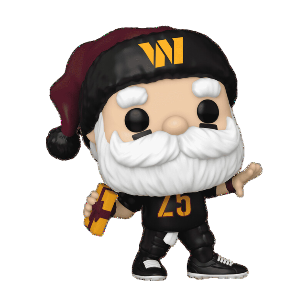Funko Pop NFL Santa Commanders Washington Fanatics Exclusivo