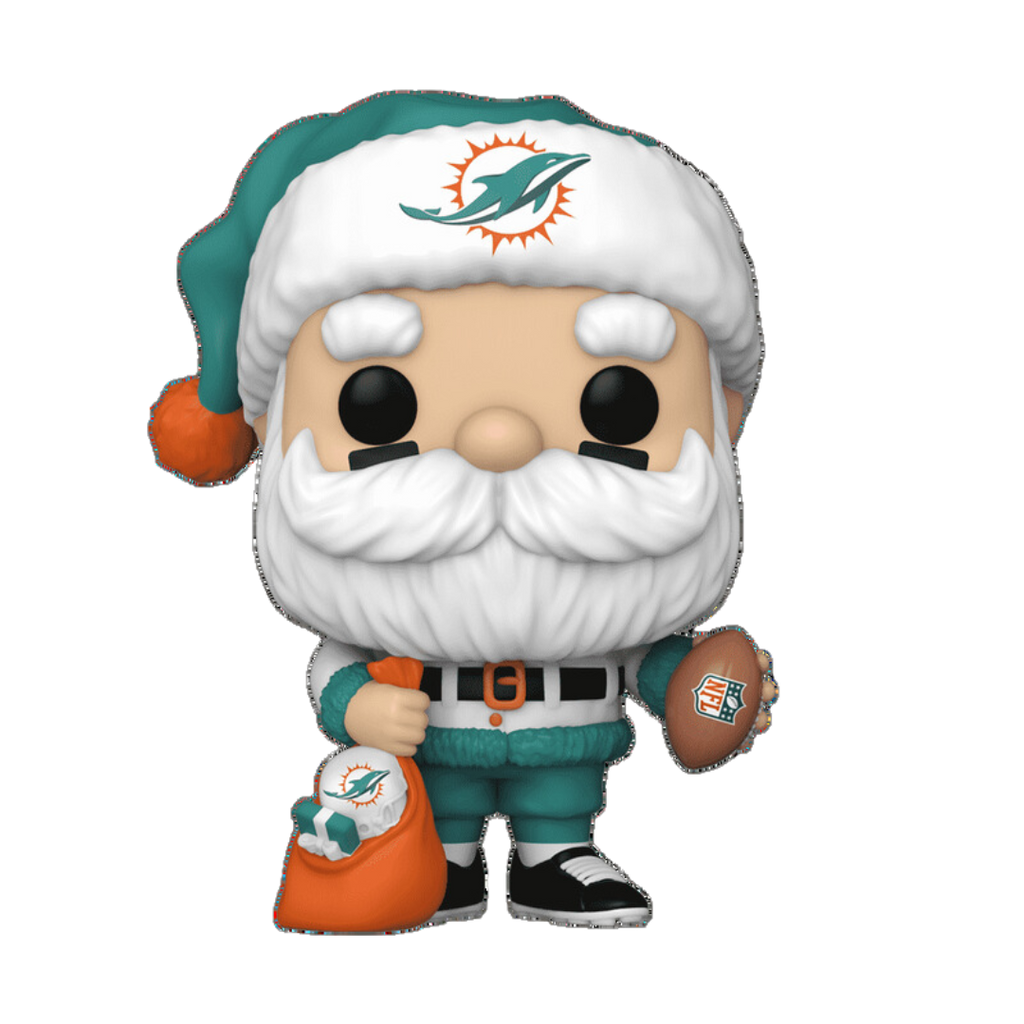 Funko Pop NFL Santa Dolphins Miami Fanatics Exclusivo