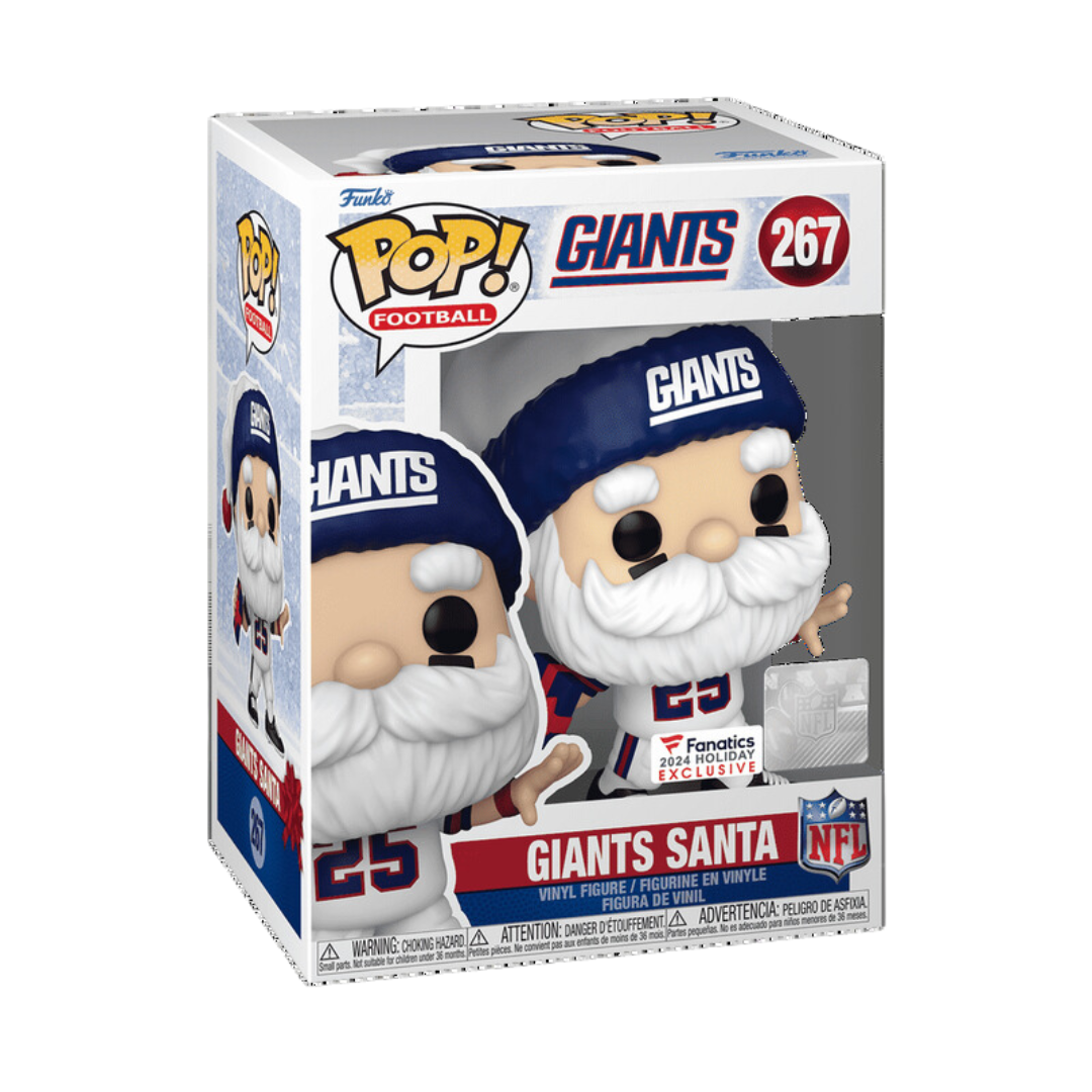 Funko Pop NFL Santa Giants New York Fanatics Exclusivo