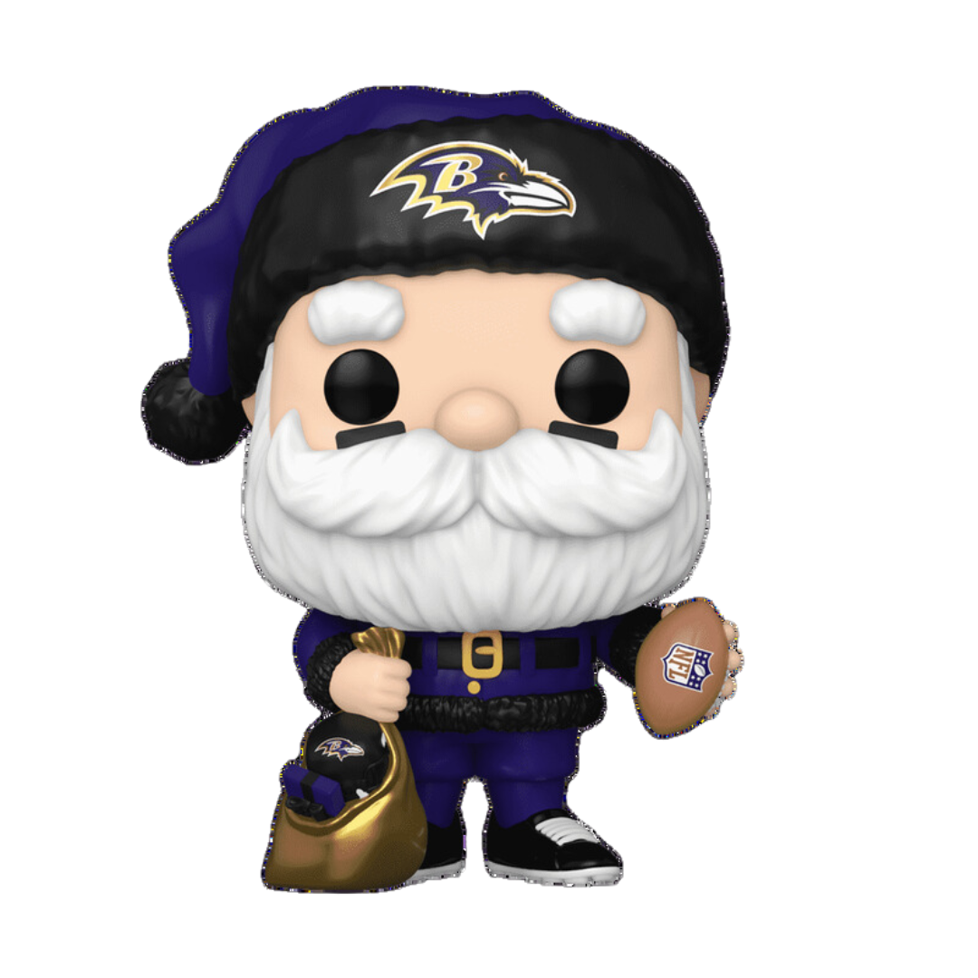 Funko Pop NFL Santa Ravens Baltimore Fanatics Exclusivo