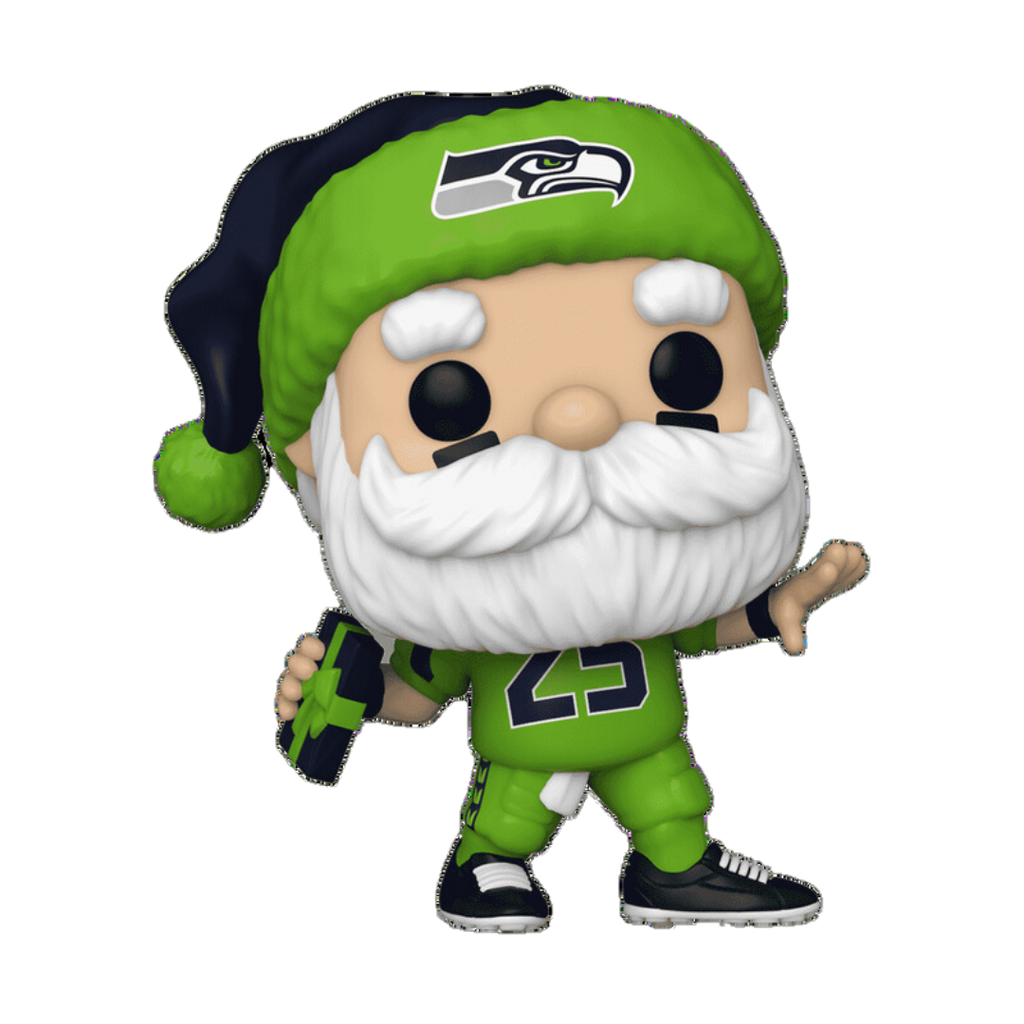 Funko Pop NFL Santa Seahawks Seattle Fanatics Exclusivo