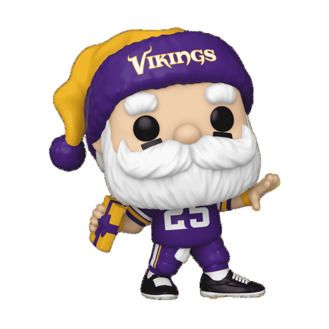 Funko Pop NFL Santa Vikings Minnesota Fanatics Exclusivo