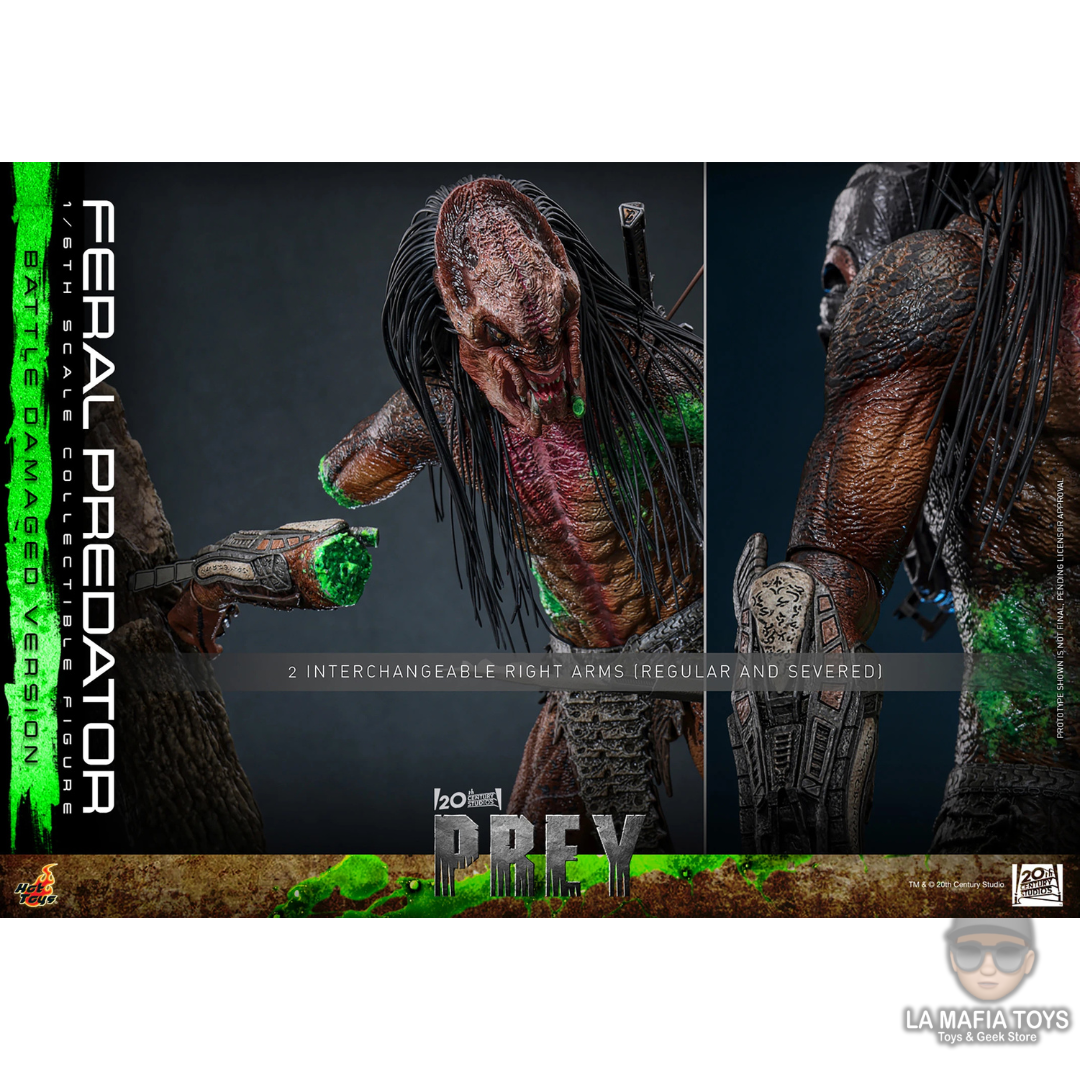 Hot Toys Feral Predator (Battle Damaged Version)