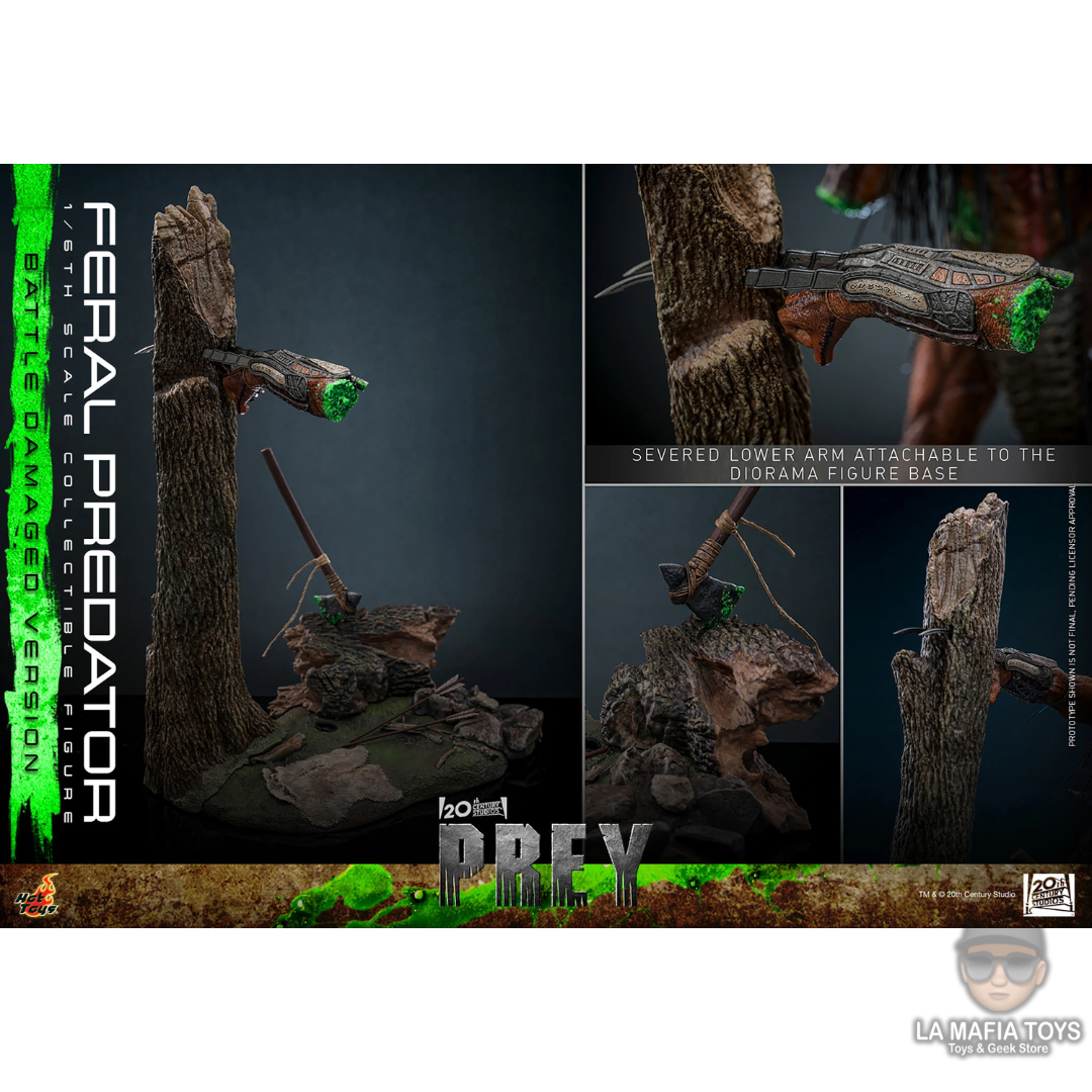 Hot Toys Feral Predator (Battle Damaged Version)