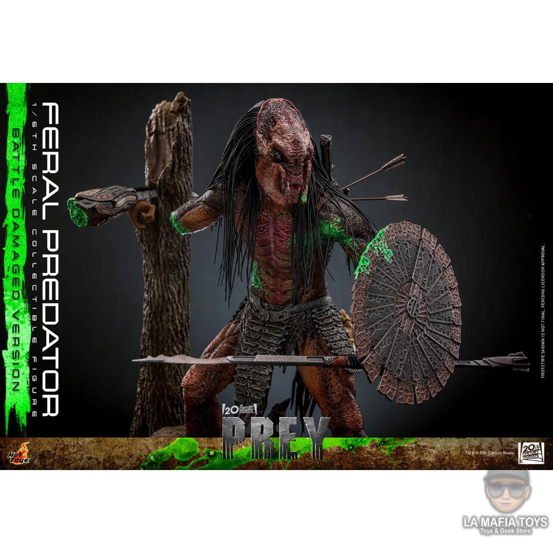 Hot Toys Feral Predator (Battle Damaged Version)