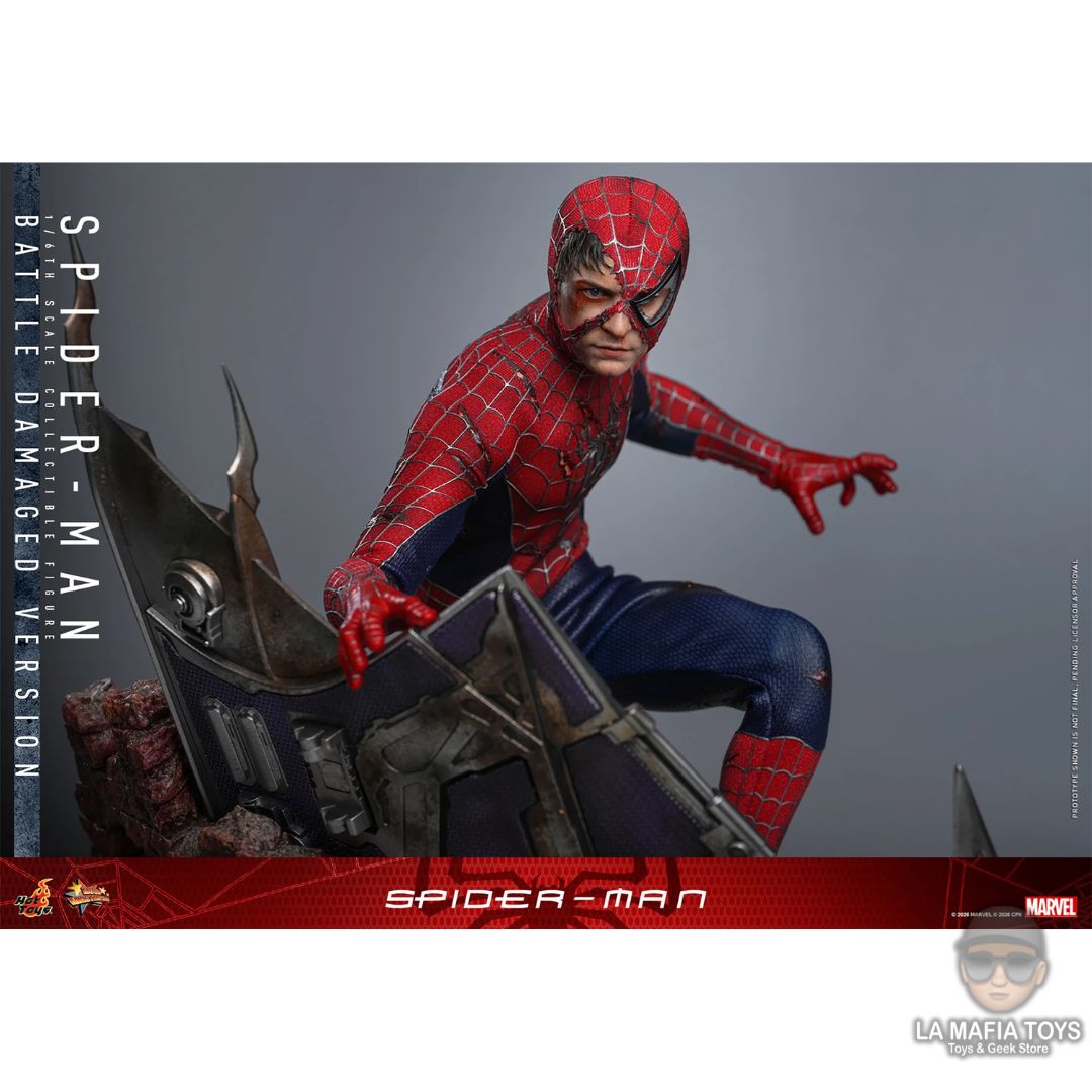 Hot Toys Spider-man (BATTLE DAMAGED VERSION)