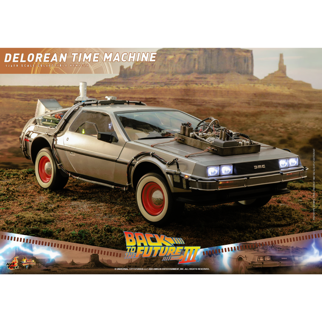 Sideshow Back To The Future III Hot Toys Delorean Time Machine