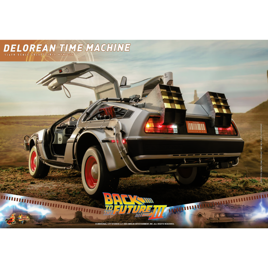 Back To The Future Sideshow Delorean Hot Toys Time Machine