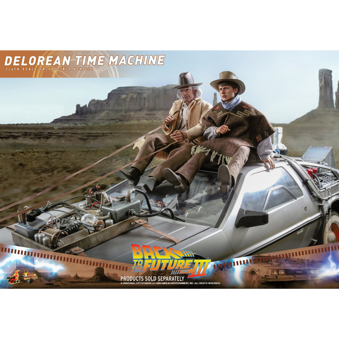 Time Machine Delorean Sideshow Hot Toys Back To The Future
