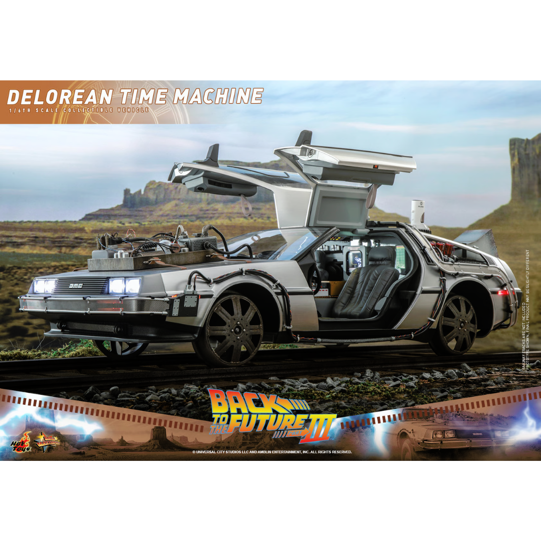 Hot Toys Delorean Time Machine Sideshow Back To The Future